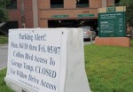Parking garage entrance to close for three weeks