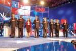 Republican presidential nominees square off in first Tea Party Debate
