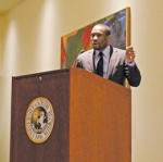 Activist lectures on MLK legacy