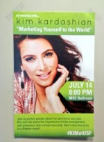 Poster, social media promote Kim Kardashian lecture hoax