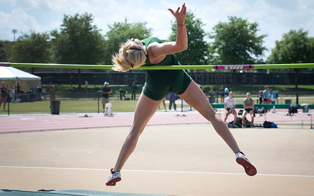 Anderson fights through lows to excel at high jump