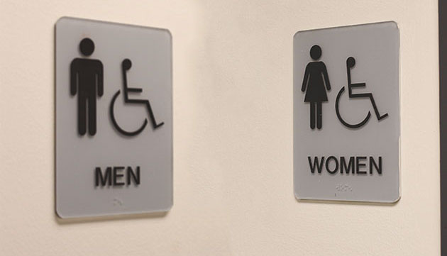 Which way to the restroom?