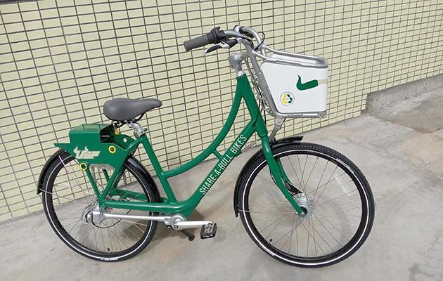 Share-A-Bull bikes to improve  cross-campus commuting