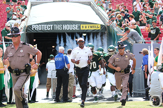 Despite outside criticism, USF’s Taggart remains upbeat