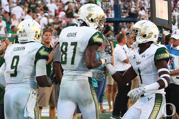 USF receivers being ‘let loose’ with new, relaxed mentality