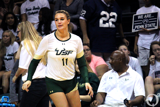 For USF volleyball’s Dakota Hampton, winning is the only way