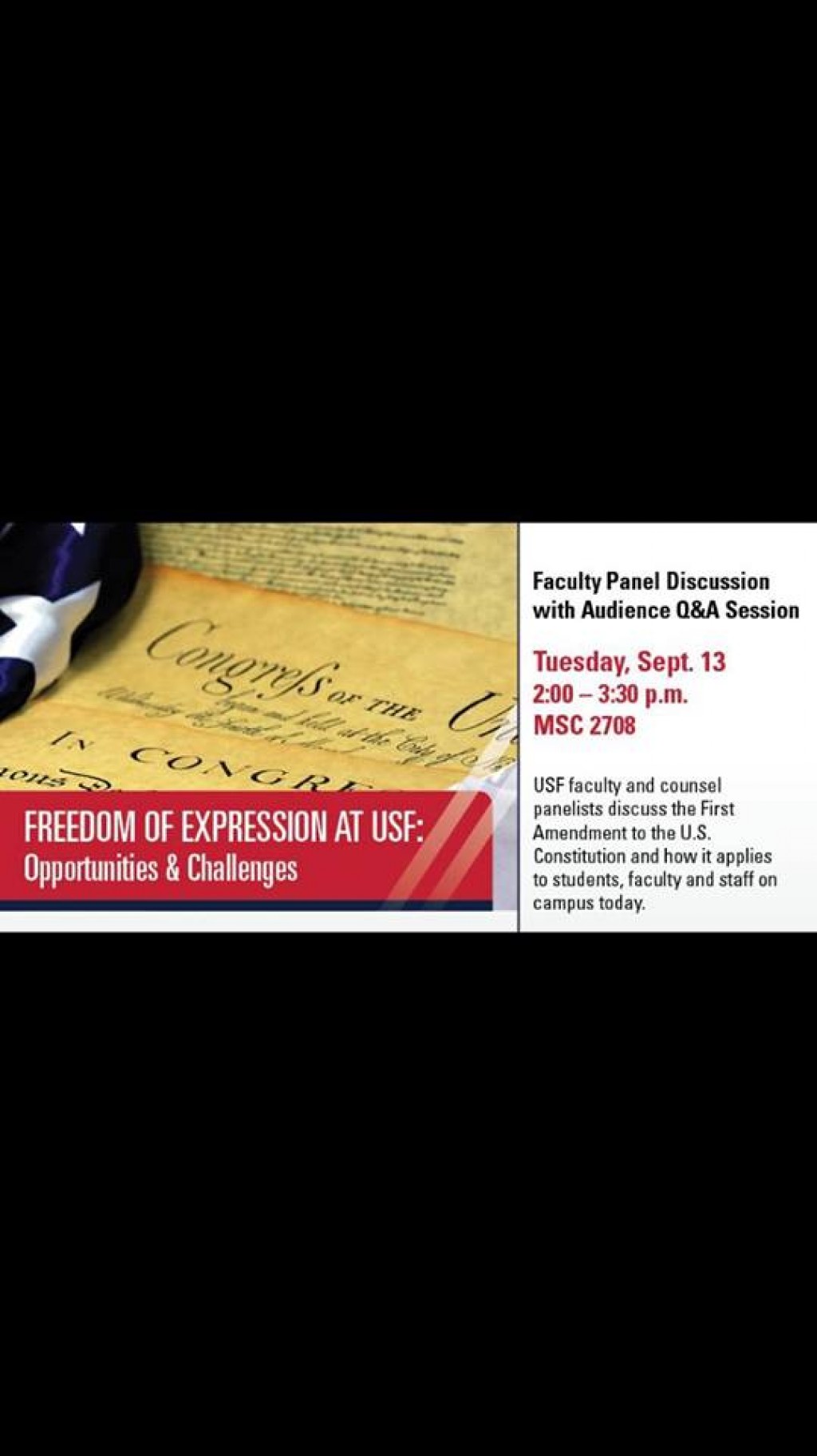 Panel to discuss freedom of expression
