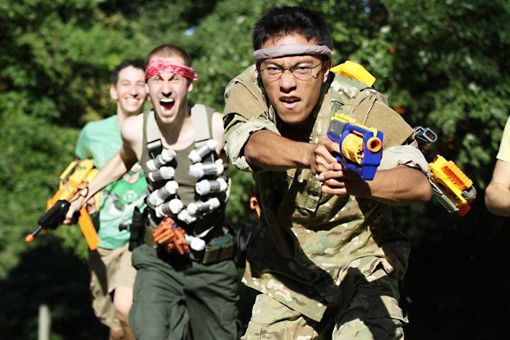 Humans meet zombies in campus-wide game of tag