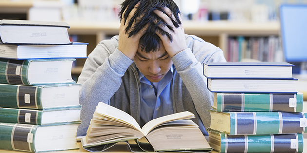 As exams near, student stress levels soar
