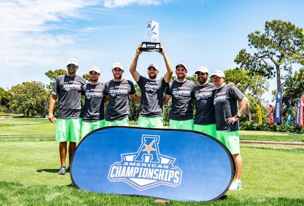 Men’s golf wins AAC for fourth consecutive season