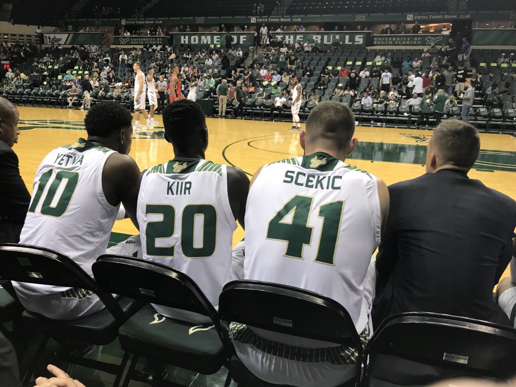 Kiir cleared to play, USF men’s basketball wins 80-52 against University of Tampa