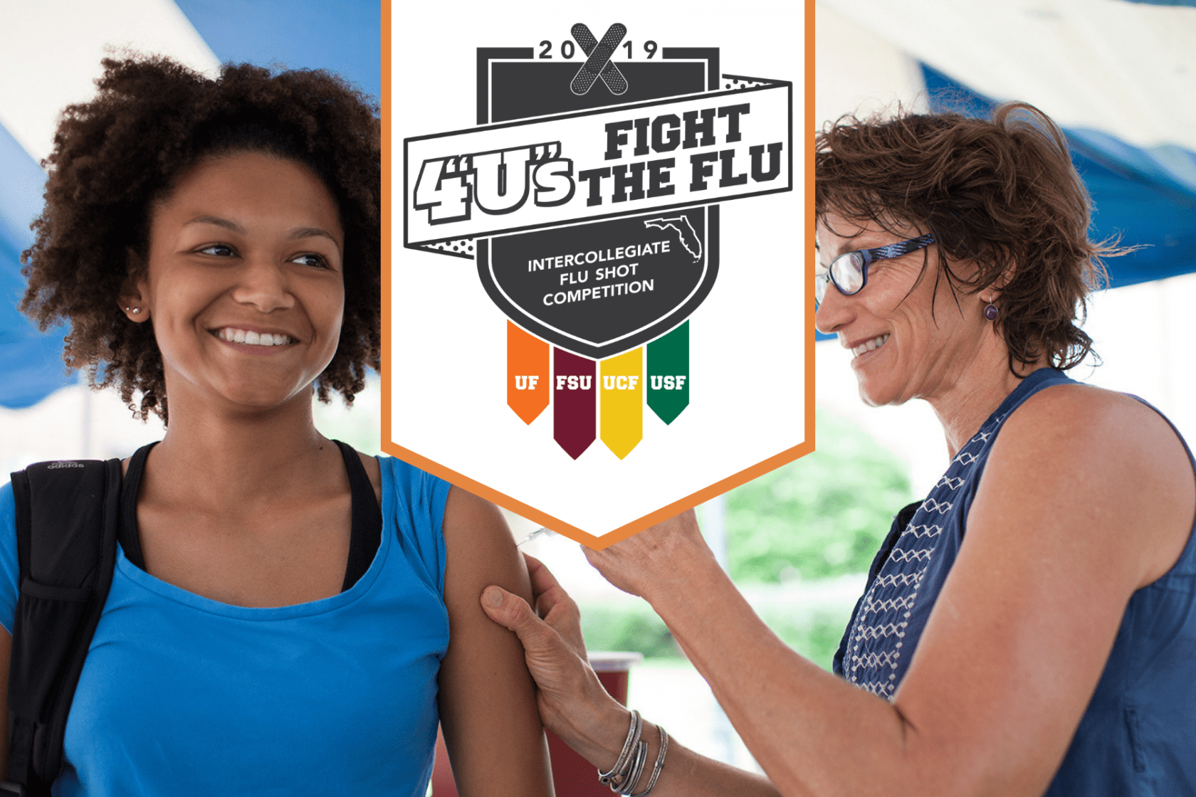 USF goes head-to-head in flu shot competition