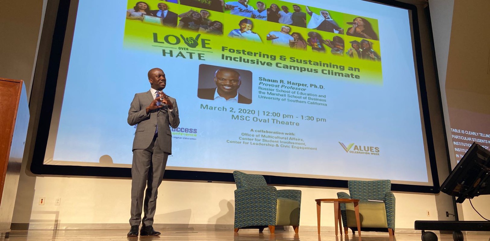 Shaun Harper addresses race, equality at ‘Love Over Hate’ lecture