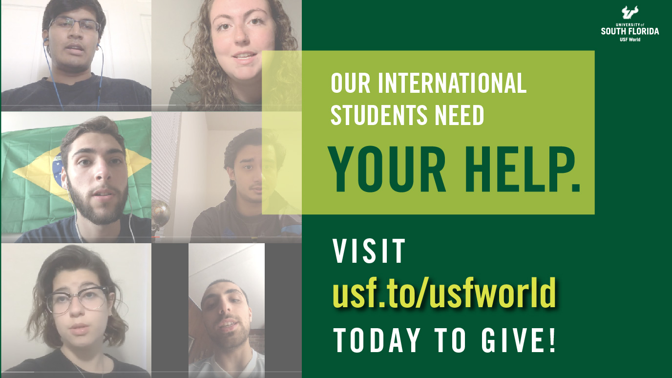 USF World launches fund supporting international students