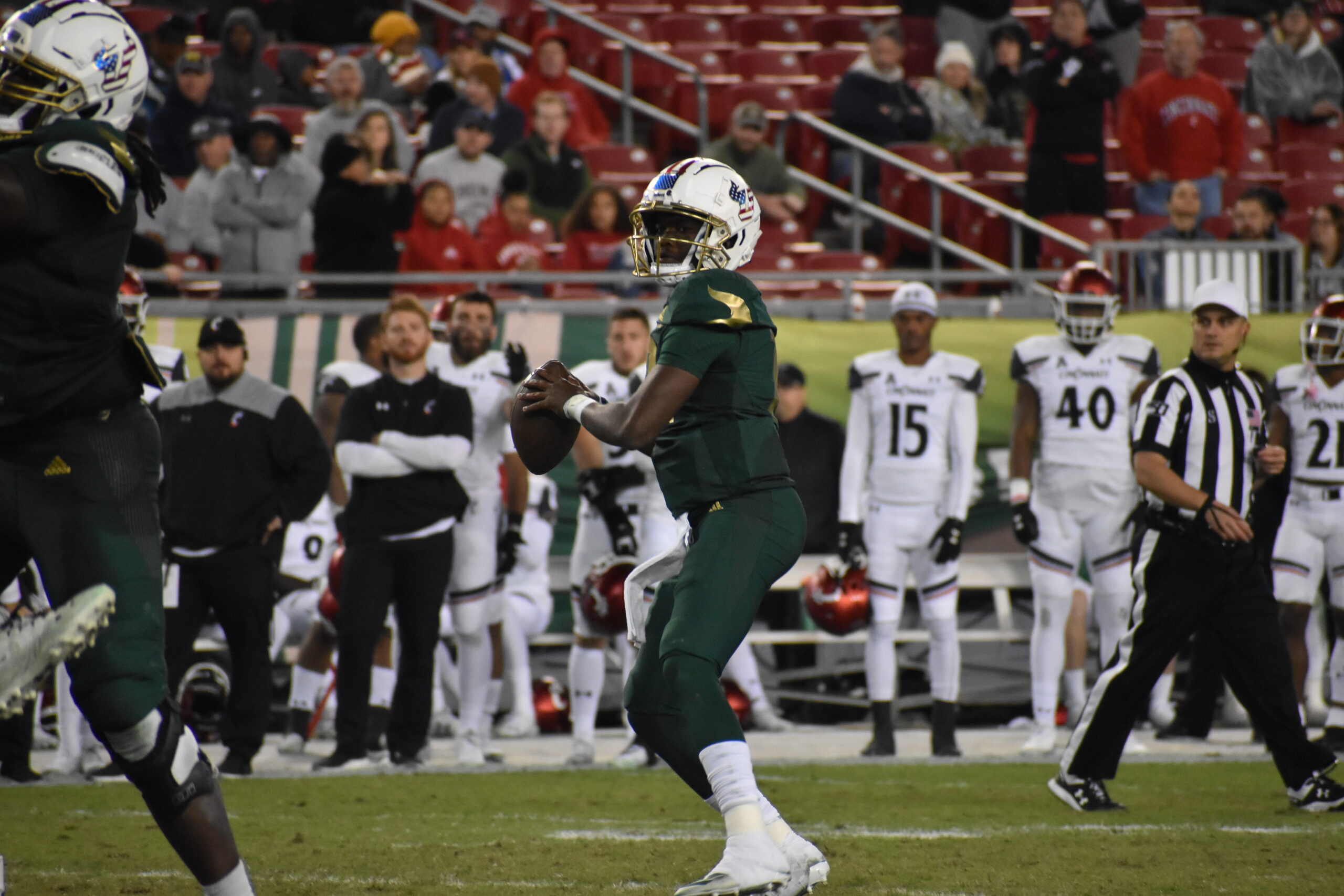 Turnovers cut deep as USF drops conference opener 28-7 at Cincinnati