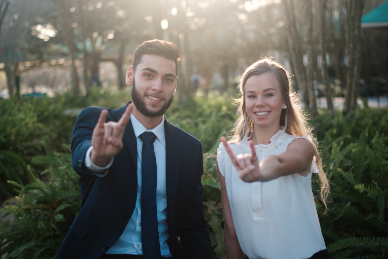 Student body president and vice president bring experience and energy to newly consolidated USF 