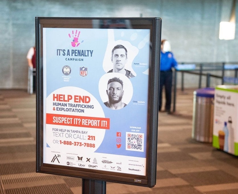 Campaign to fight human trafficking raises awareness as Super Bowl LV approaches