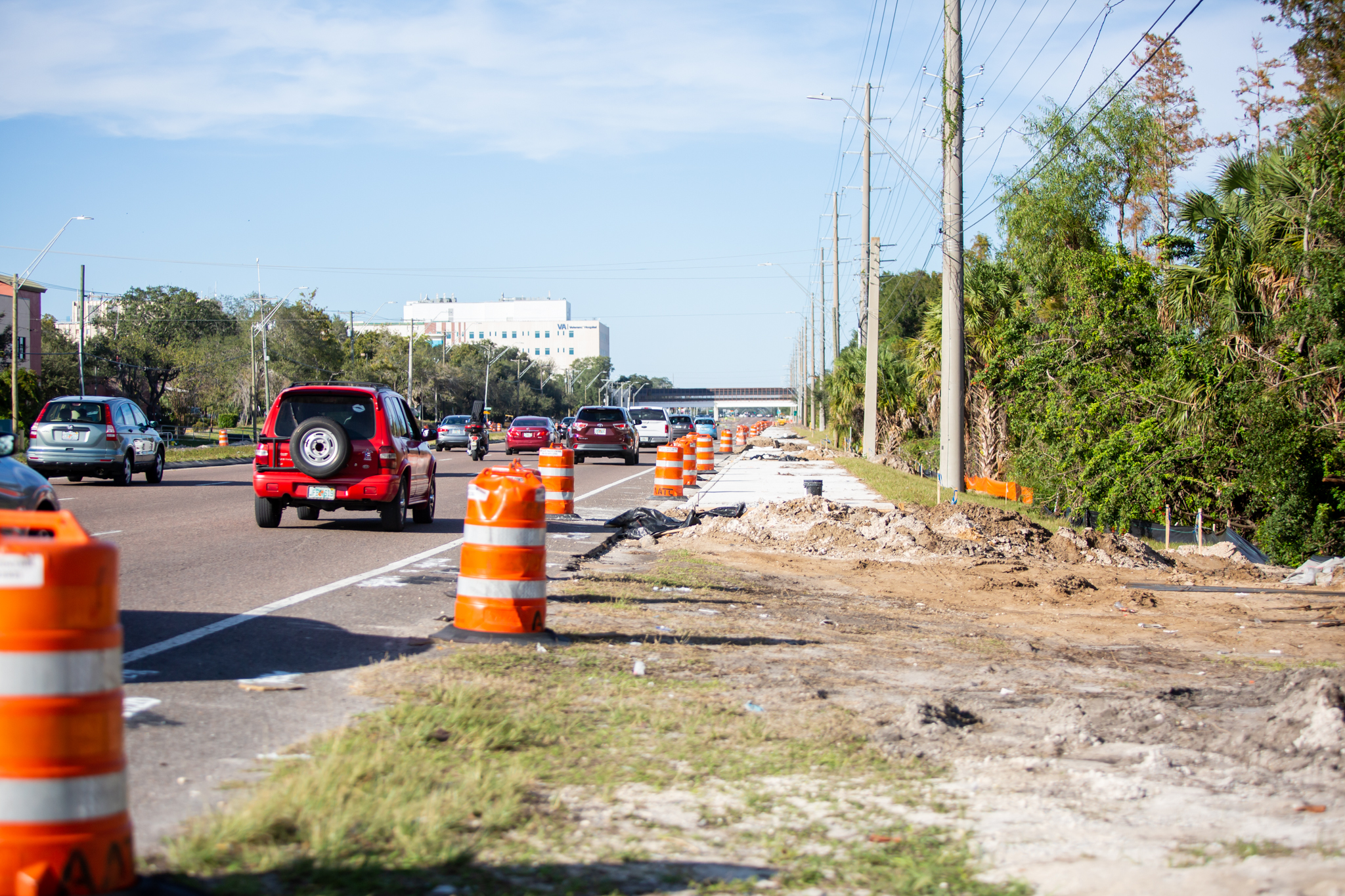 Road improvements under construction around campus’ perimeter