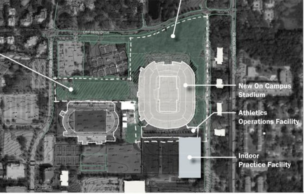 Stadium plans move forward, trustees show support of site recommendation