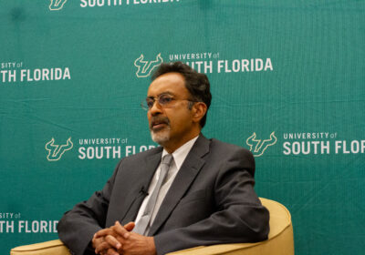 Provost search finalist Pranesh Aswath visits Tampa campus for town hall
