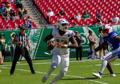 USF football loss to SMU ends with undisclosed Marsh injury