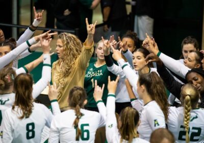USF women’s volleyball prevail against Memphis
