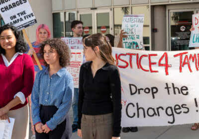 Former USF employee, student protesters no longer facing felony charges