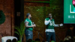football players hosting at usf football event