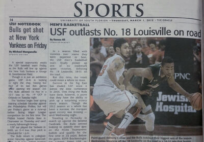 NOSTALGIA: USF men’s basketball faces a ranked team on Thursday. It hasn’t beaten one since 2012.