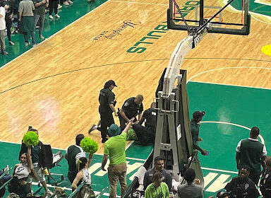 A USF fan rushed the court at FAU game. Here’s what happened