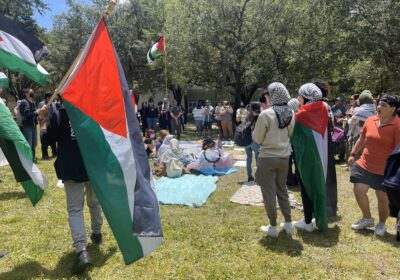 Pro-Palestine encampment protest at USF broken up by tear gas