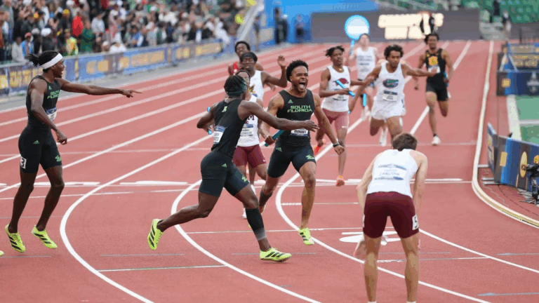 USF races into NCAA history with relay title